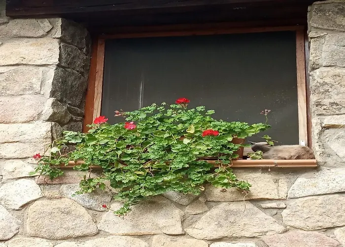 CR LA CUMBRE-Piscina Natural, Desconexión y Confort con vistas a Sierra de Gata TR-CC-00490 Casa de Férias *